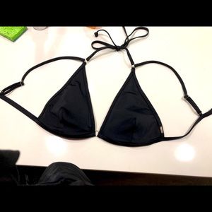 PINK VS black bathing suit top